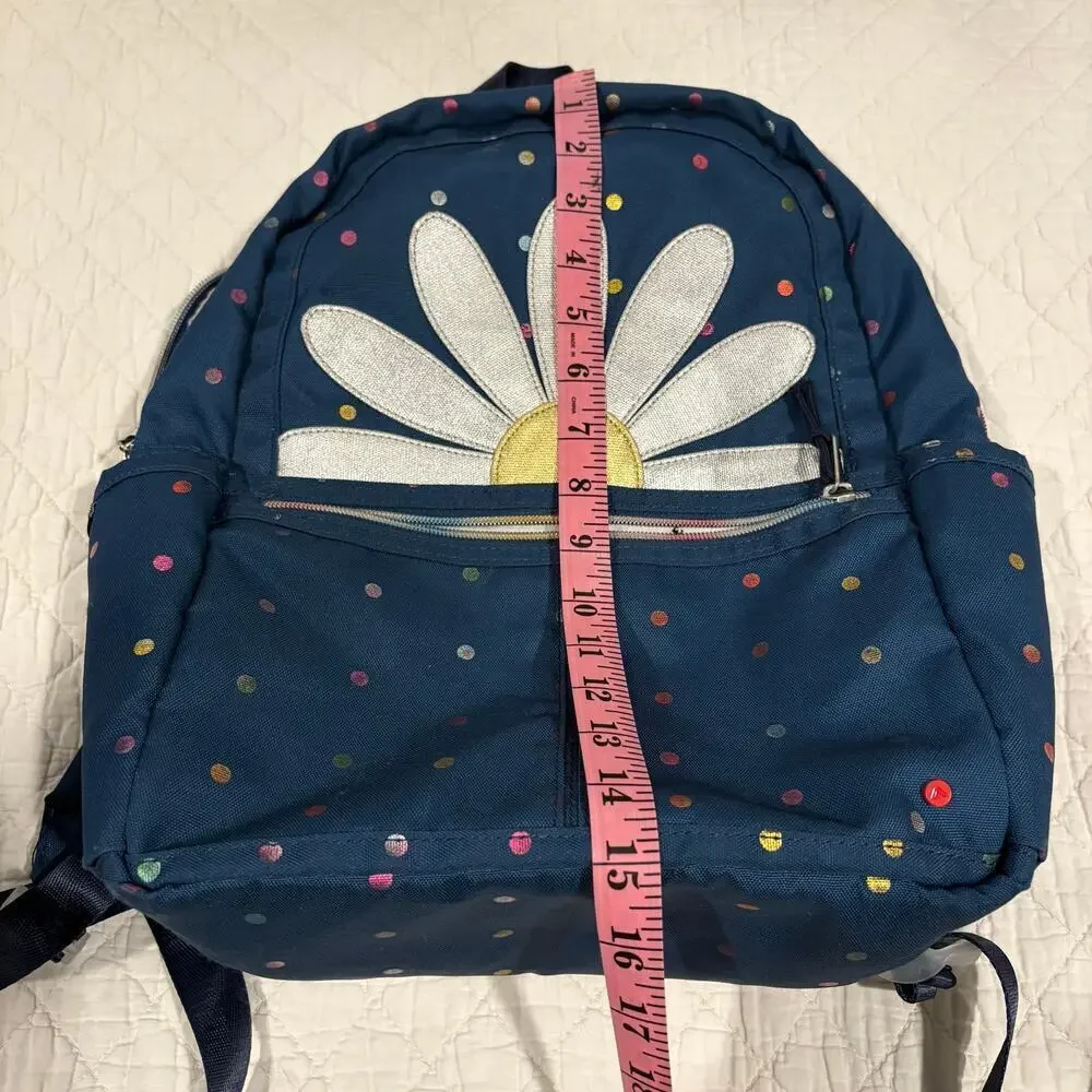 STATE DAISY RAINBOW DOT KANE Backpack Girl Blue SzOS Scholastic Sporty Girly Fun